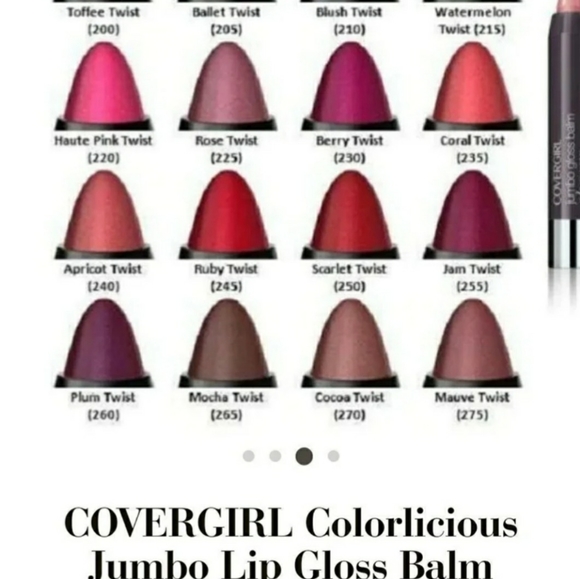 COVERGIRL Jumbo Lip Gloss Balm Creams, #295 STRAWBERRY FRAPPE (twin pack) - Picture 7 of 8